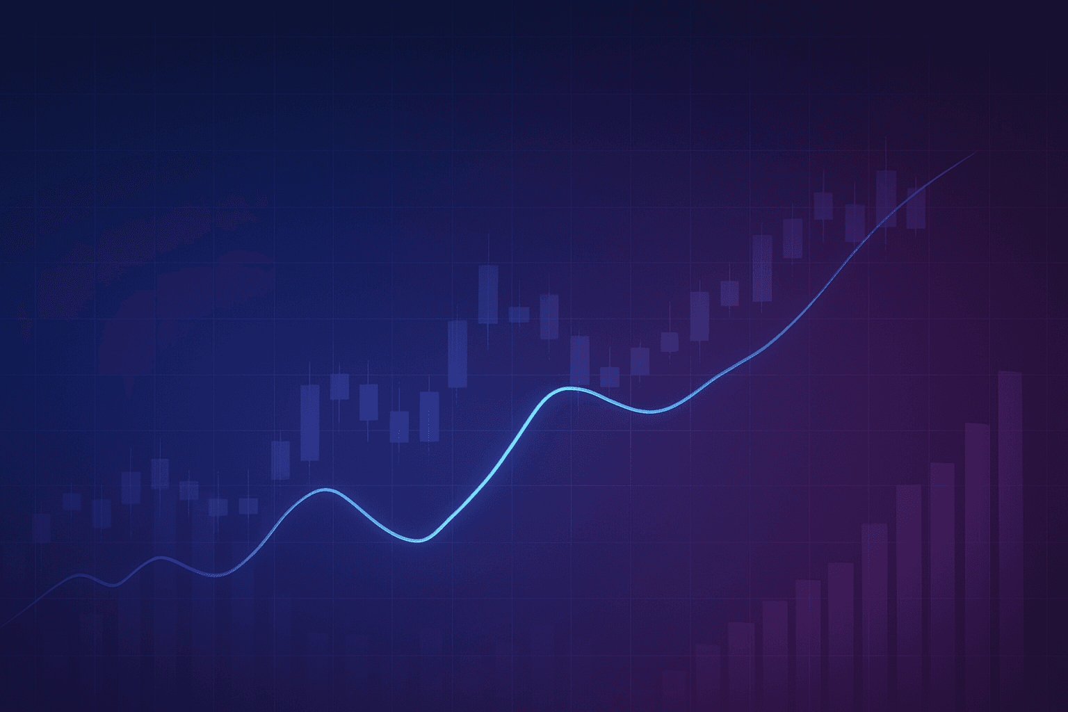Financial charts background